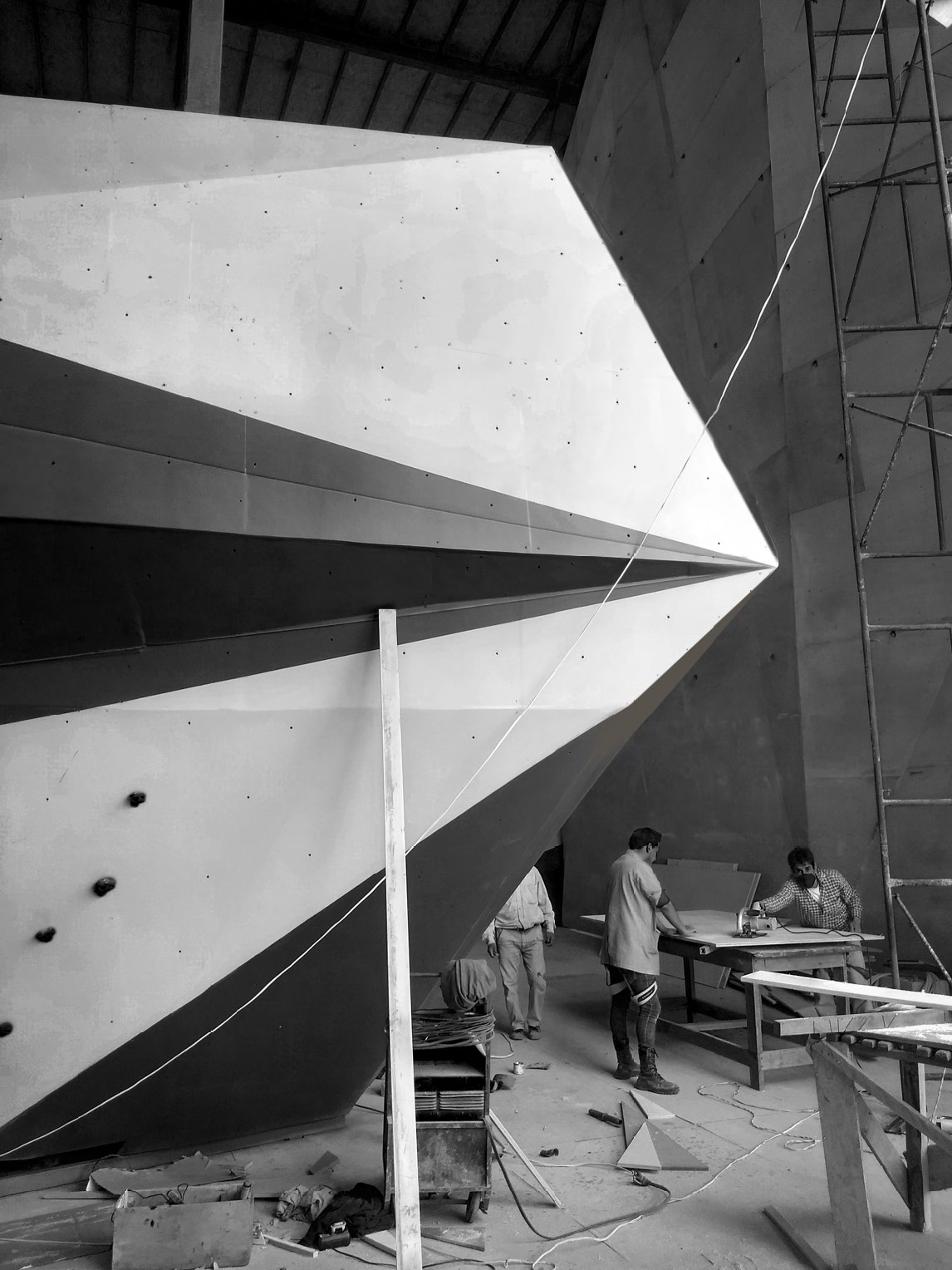 Axonometric representation of wall system