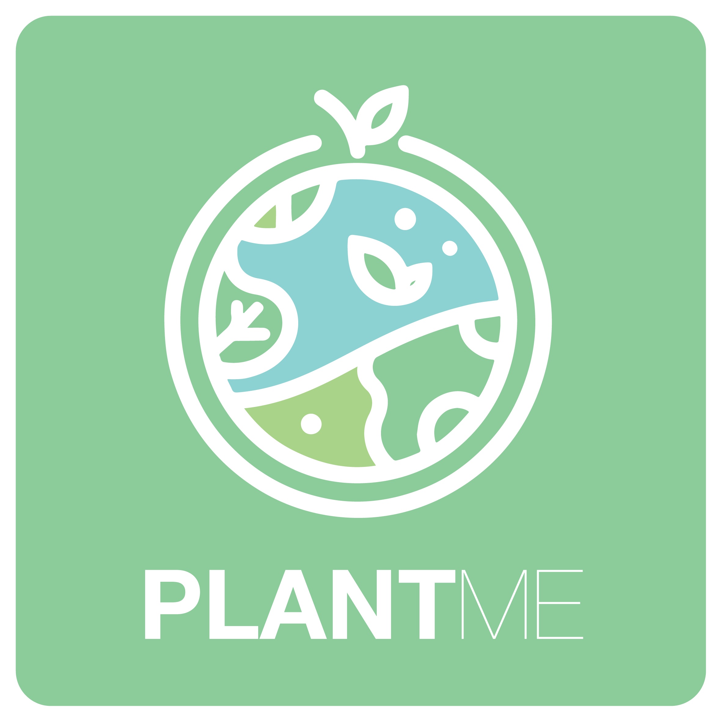 PlantMe branding developed with Renderless.eu